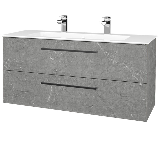 Dřevojas - Umyvadlová skříňka GIO SZZ2 120 - D20 Galaxy / Úchytka T06 / D20 Galaxy 406929H