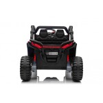 Mamido Elektrické autíčko Buggy UTV KCK 4x4 červené 24V | 800W | 50 kg | EVA | LED | 2,4Ghz | ECO kůže