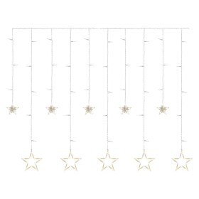 Emos vánoční dekorace Led vánoční závěs – hvězdy, 185x105 cm