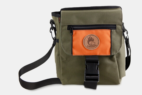 Mini dummy taška DeLuxe, khaki/oranžová, Firedog