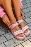 Dámské sandály na platformě Big Star NN274753 růžové 39