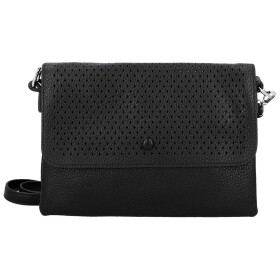 Trendy dámská koženková crossbody kabelka Kasandra, černá