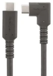 StarTech Rugged USB-C 90° černá / Kabel / USB-C - USB-C / 10 Gbps / 4K 60 Hz / 1 m (RUSB31CC1MBR)