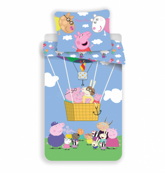 Jerry Fabrics Bavlněné povlečení Peppa Pig PEP001 140x200 cm