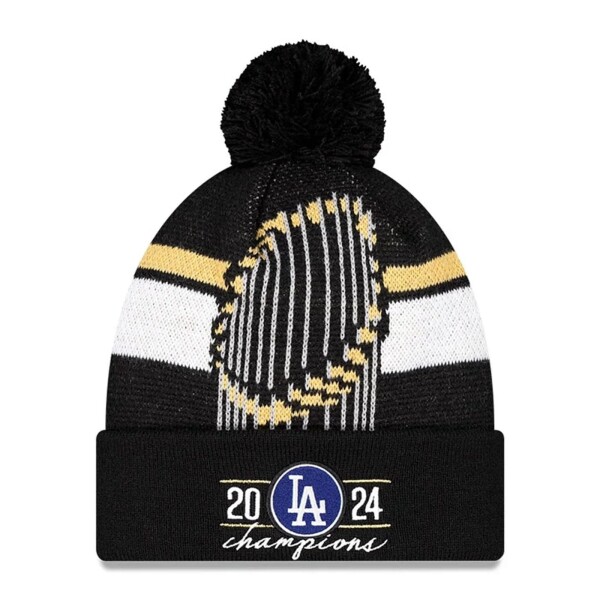 New Era Pánská zimní čepice Los Angeles Dodgers MLB 2024 World Series Champions
