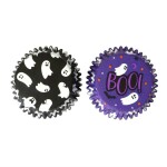 PME košíčky na muffiny s alobalovým vnitřkem Halloweenské s duchy (60 ks)