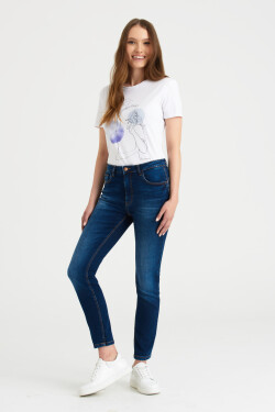 Greenpoint Jeans SPJ412W2235J00 Středně modré džíny