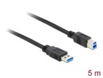 Delock kabel USB 3.0 Type-A samec USB 3.0 Type-B samec 5.0 m (4043619850709)