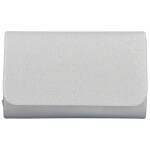 Módní dámská plesová kabelka Finella, stříbrná