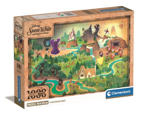 Puzzle Story Maps: Sněhurka 1000 dílků