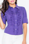 Dámská košile model 8181522 fialová S - Figl