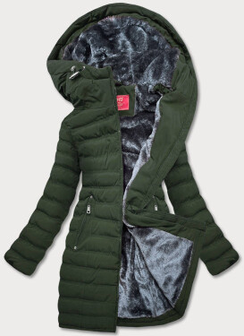 Zelená dámská zimní bunda (M-21307) odcienie zieleni XL (42)