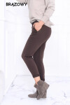 Dámské kalhoty LENA DARK MAROON L