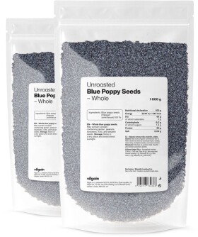 Vilgain Modrý mák celý – 2× 1 000 g