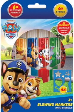 Tlapková patrola kluci - Foukací fixy