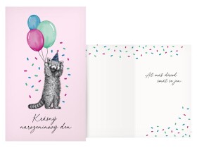 Přání k narozeninám medvídek mýval Přání k narozeninám medvídek mýval