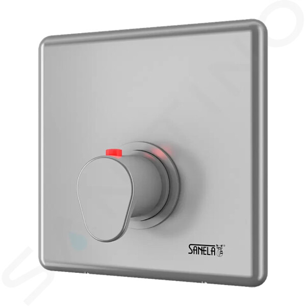 SANELA - Nerezové příslušenství Sprchová armatura bez piezo tlačítka-pro dvě vody, regulace termostatem SLZA 20T