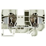 Weidmüller Z-series, Feed-through terminal, Rated cross-section: 2,5 mm², Tension clamp connection, Wemid, Dark Beige, ZDU 2.5 1608510000-100 100 ks