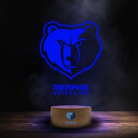 Cedule Memphis Grizzlies NBA Team Logo LED-Leuchtschild
