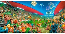 Castorland 400393-2 Puzzle Art Collection: Fotbalové mistrovství