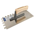 Hladítko nerez, zub 12 mm, 270 x 130 mm, WOOD LINE