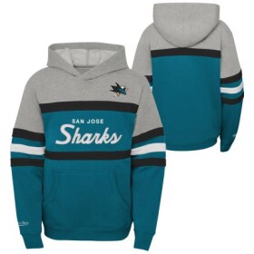 Outerstuff Dětská mikina San Jose Sharks NHL Head Coach Hoody Velikost: Dětské S (6 - 8 let)