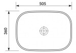 CERSANIT - SET B686 MODUO (umyvadlo 50, deska 80, skříňka 60, modul 20) S801-443