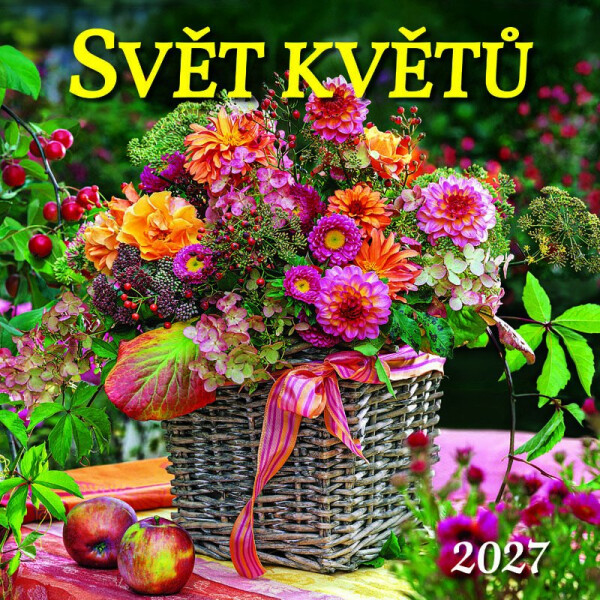 Kalendář 2027 nástěnný: SVĚT KVĚTŮ