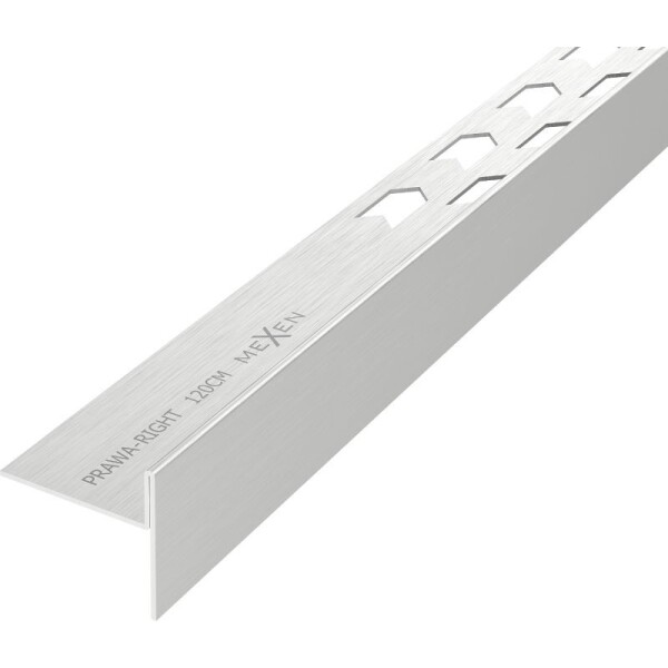 MEXEN - Line-B spádová lišta podlahová 120 cm pravá, nerez 181001120R