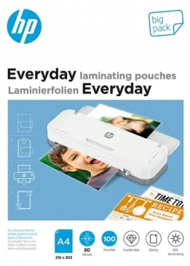 HP Everyday laminovací fólie A4 / Laminovací fólie / 80 µm / 100 ks (HPF9154A4080100)
