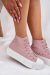 Dámské Tenisky Na Platformě Big Star RR274739 Růžové 39