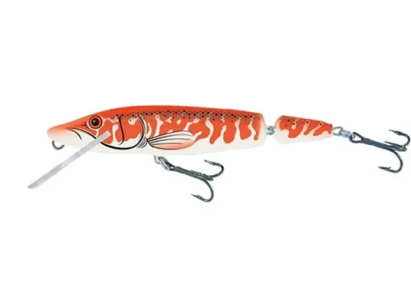 Salmo Wobler Pike Jointed Floating 13cm 21g Albino Pike (QPE042)
