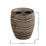 Držák kartáčků Optima Soreta hnědá SOR11 SOR11