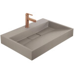 REA - Umyvadlo z litého mramoru GOYA TAUPE 70CM REA-U4414