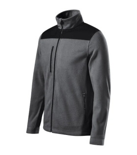 Effect fleece unisex ocelově šedá M
