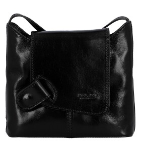 Luxusní dámská kožená crossbody kabelka Jessie, černá