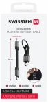 SWISSTEN Magnetický keychain kabel USB-C (M) - Lightning 9.7cm / 15W (71551030)