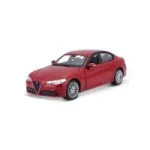 Bburago Plus Alfa Romeo Giulia (2016) červená
