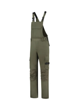 Bib & Brace Twill Cordura pracovní kalhoty s laclem unisex army 50