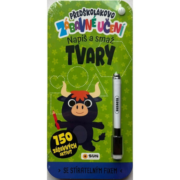Předškolákovo zábavné učení - TVARY - napiš a smaž
