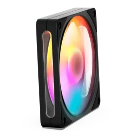 NZXT F120 RGB černá / Ventilátor / 120 mm / FDB ložisko / RGB LED / 4-pin PWM (RF-R212S-BF)