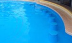 Bazénová fólie ELBE STG protiskluzová Adriatic Blue 1,65 m šířka, 1 m délka, 2 mm tloušťka - (modrá-604) metráž - cena je za m2