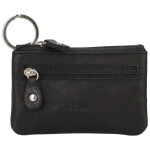 Kožená klíčenka Delami Ely, černá