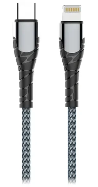 Colorway šedá / Datový kabel / USB-C - Lightning / 30W / 2 m (CW-CBPDCL036-GR)