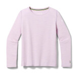 Dětské merino triko dlouhý rukáv SMARTWOOL Kids' Classic Thermal Merino Base Layer, Lavender Sky Heather velikost: L