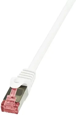 LogiLink CQ2011S bílá / Patch kabel / S/FTP / Cat.6 / RJ-45 / 0,25 m (CQ2011S)