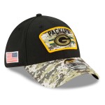 New Era Pánská kšiltovka Green Bay Packers NFL 2021 On-Field Salute to Service 39THIRTY Flex Fit Velikost: S/M