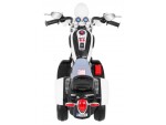Mamido Dětská elektrická motorka Chopper bílá
