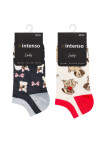 Dámské ponožky Intenso 013 Luxury Lady 35-40 černá 38-40