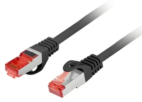 Lanberg CAT6 S/FTP 5m černá / Patch kabel / LSZH / 250 MHz / RJ-45 (PCF6-10CU-0500-BK)